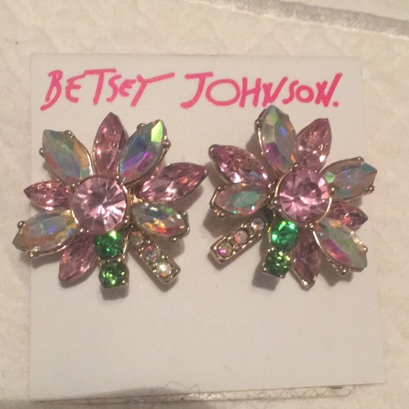 Betsey Johnson Sparkly Earrings